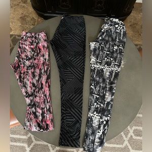 Marika size M bundle of three leggings